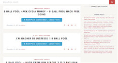 Desktop Screenshot of 8ballpoolcheats.org