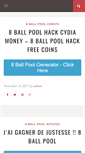 Mobile Screenshot of 8ballpoolcheats.org